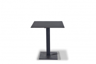 «Каффе» интерьерный стол из HPL квадратный 90х90см, цвет «серый гранит»