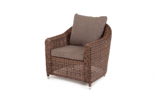 «Кон Панна» кресло из искусственного ротанга, цвет коричневоe