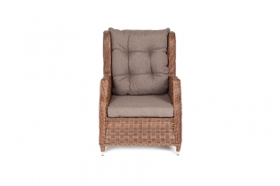 «Форио» кресло раскладное плетеное, цвет коричневый