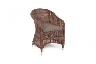 «Равенна» плетеное кресло из искусственного ротанга (коричневый)