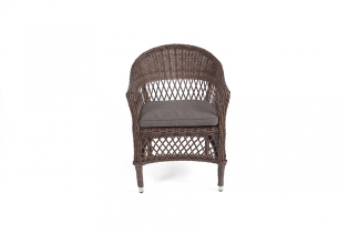 «Сицилия» плетеный стул из искусственного ротанга, цвет коричневый