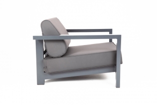«Гранада» кресло алюминиевое, цвет серый