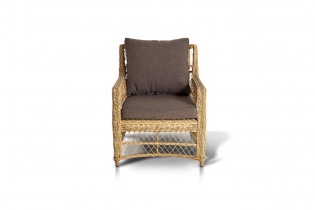 «Гранд Латте» кресло из искусственного ротанга, цвет соломенный