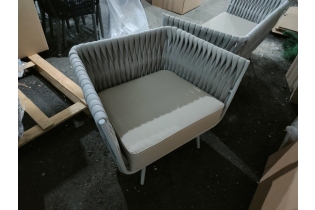 Кресло «Монако» (эксперимент 2) светло-серый