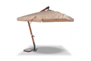 «Ливорно» зонт садовый 3х4м на боковой деревянной опоре