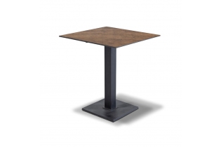 «Каффе» интерьерный стол из HPL квадратный 64х64см, цвет «дуб»